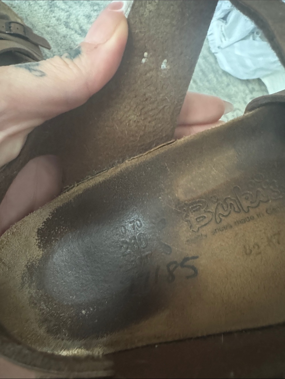Birkenstock Brown Double-Strap Buckle Sandals - Picture 4 of 4